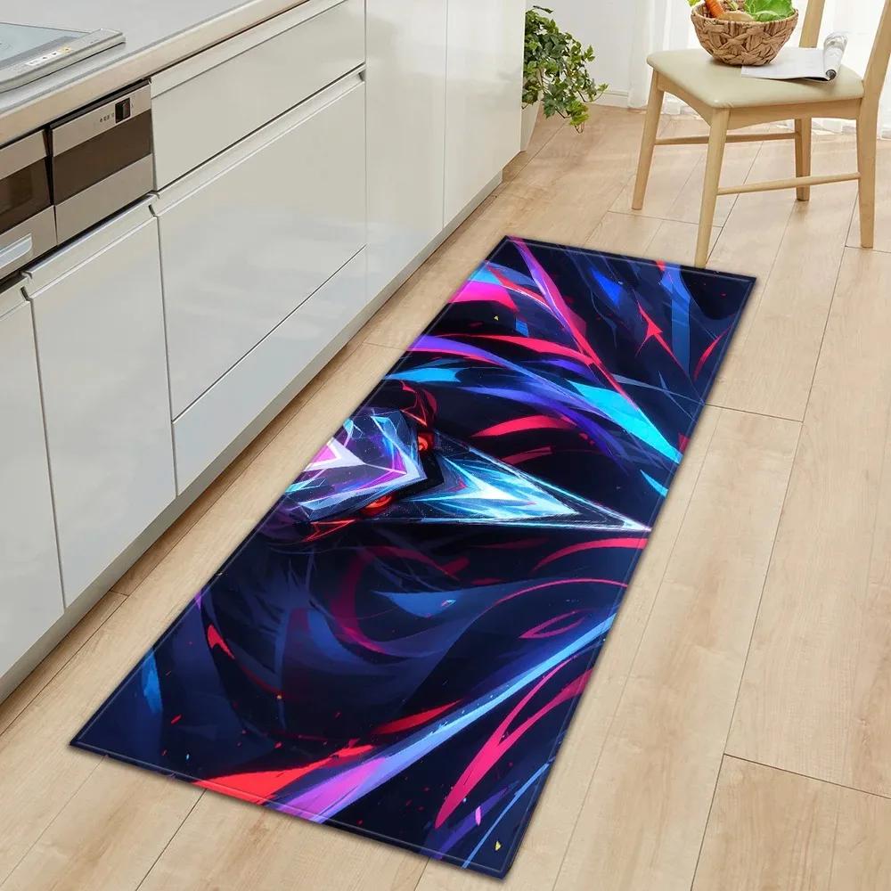 Creative Colorful Geometric Pattern Home Kitchen Floor Mat Door Front Decoration Floor Mat