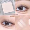 Single-Color Matte Highlighter Eyeshadow in Pure White for Naturally Brightening the Inner Corners of the Eyes and Filling in Sunken Areas, Can Be