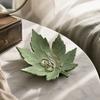 PLA Storage Tray 3D Printed Maple Leaf Trinket Dish, Autumn Fall Key Tray, Jewelry Home Decor for Entryway, Thanksgiving Tabletop Decor, Harvest