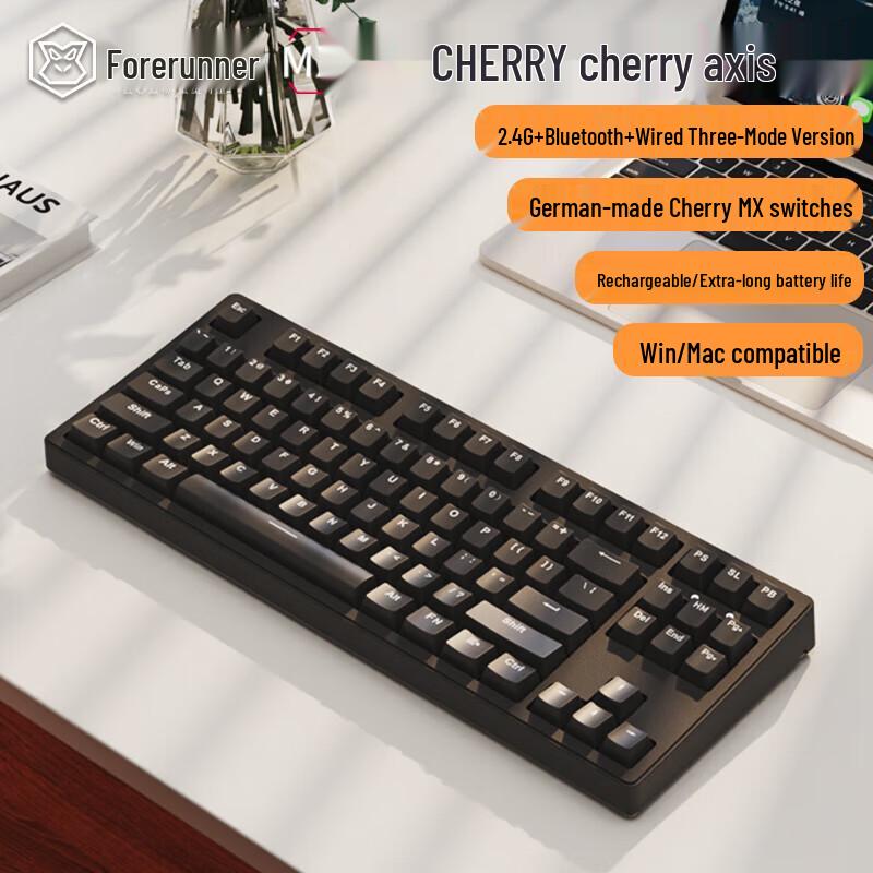 Feker CR87 87-Key Three-Mode Cherry MX Mechanical Keyboard