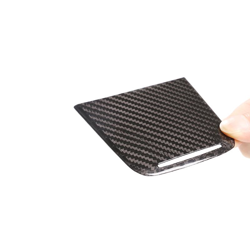 Real Carbon Fiber For Porsche 718 911 2012-2019 Car Central Control Storage Box Cover Panel Trim Frame Car Interio Accessories