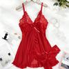 Sex Underwear Sexy Perspective Pajamas Women's Summer Lace Mesh Nightdress Sex Suit