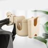 Multipurpose Cup Holder Organsier Phone Mount Slot for Baby Strollers Wheelchairs Bikes with 360 Degree Swivel Design
