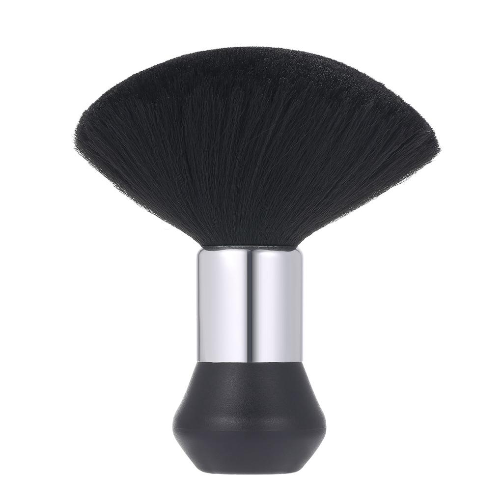 Pędzel do zmiatania włosów z szyi Fryzjerski Profesjonalny Miękkie Włosie Pędzel do golenia do czyszczenia twarzy i stylizacji włosów Czarny Plastik 5 x 15,5 cm