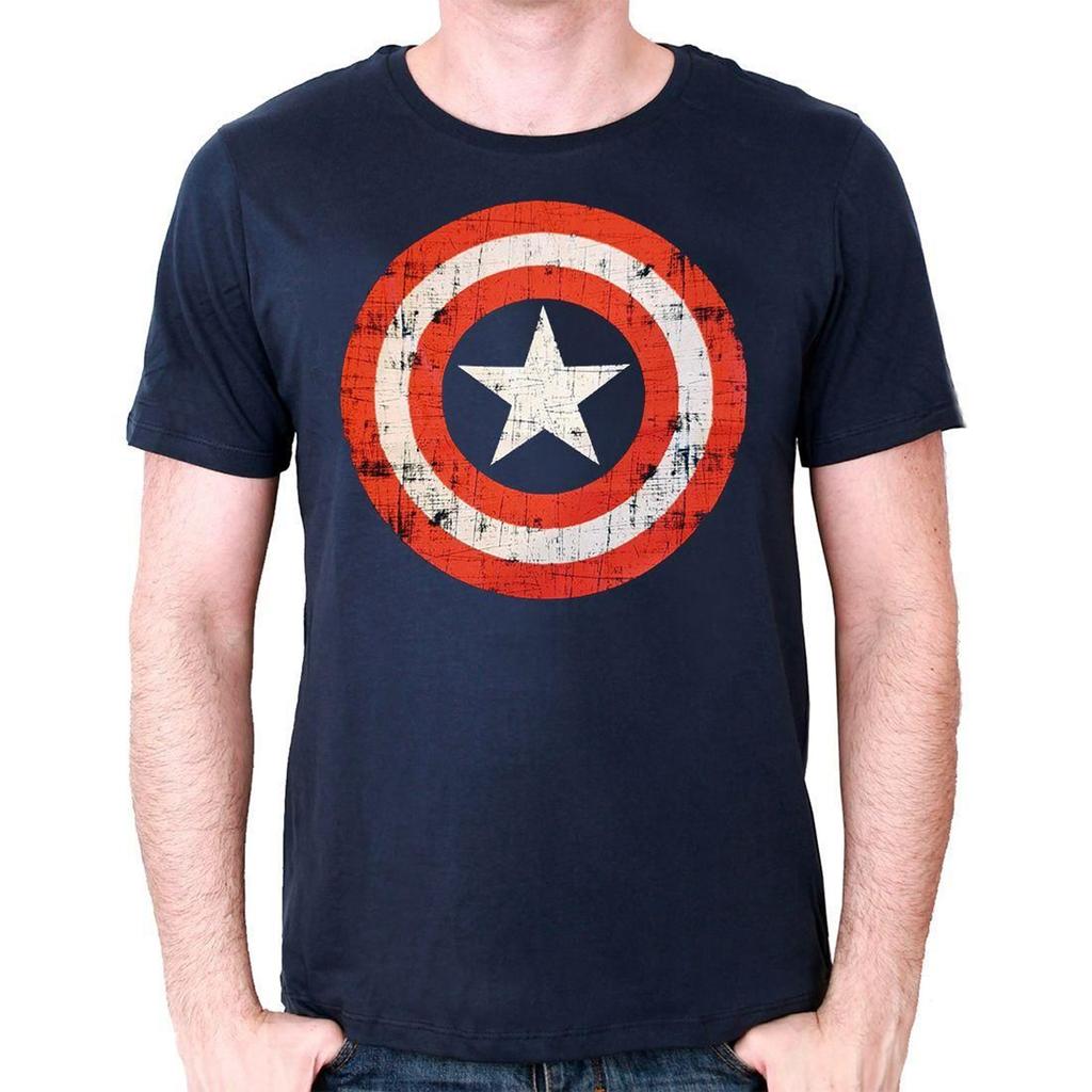Captain America Mens Logo T-Shirt