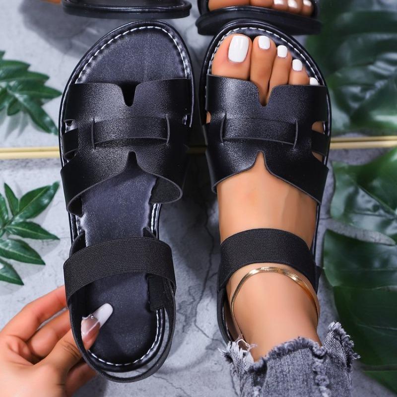 Fashion Women Flat Sandals Summer New Roman Casual Flip Flops Greek Style Shoes Breathable Comfortable Beach Slippers Women Slides Women