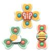 Flower Spinner Baby Rattle & Teether: Suction Cup Mobile Toy