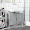 VidaXL Concrete Grey Sink Cabinet 63x29x55 Cm Engineered Wood, Bathroom Cabinet, Storage Cabinet Room 848097