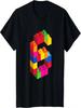 6 Year Old Building Blocks Birthday Bricks 6th Gift T-Shirt