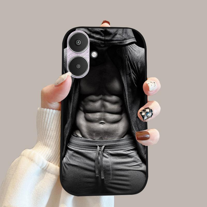 For Xiaomi Poco M6 5G Case 23128PC33I Silicone TPU Soft Phone Cover Cases For Redmi 13C 13R 5G Fashion Protective Fundas Shells