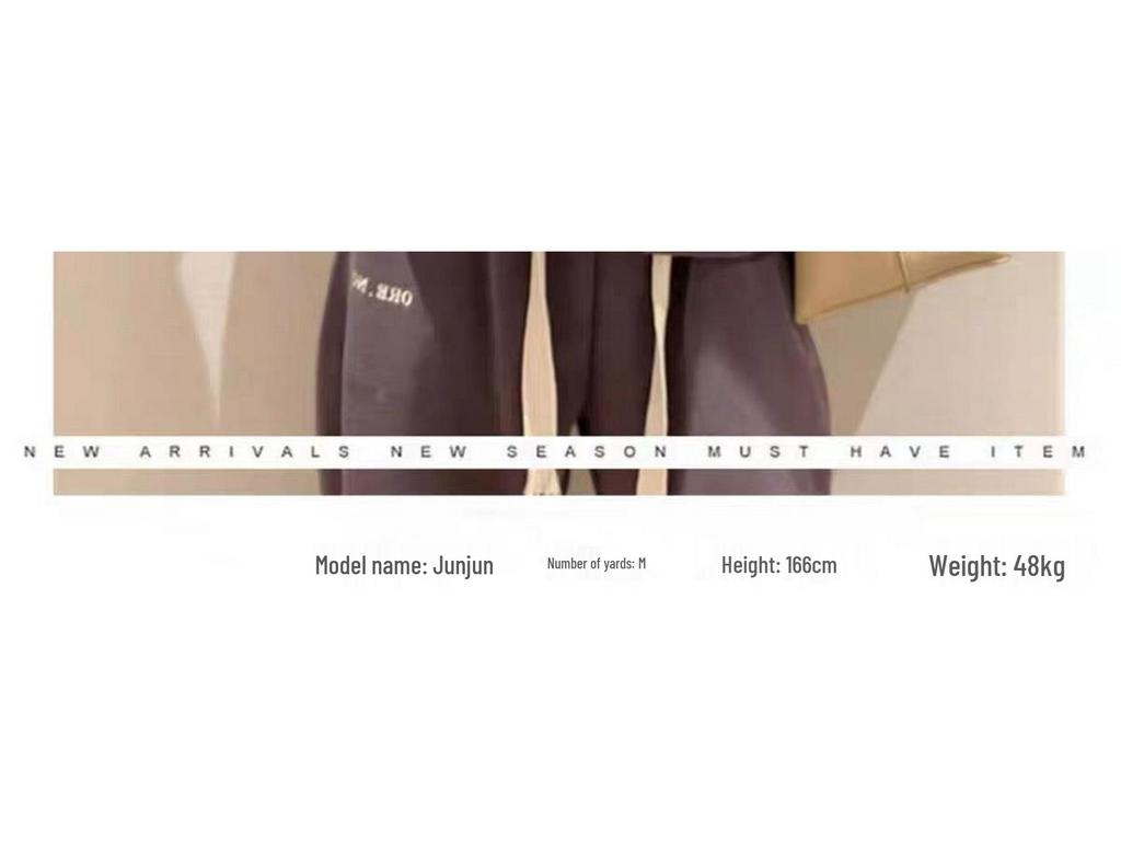 Korean Style Women's Hooded Sweatshirt & Joggers Two-Piece Set with Letter Embroidery