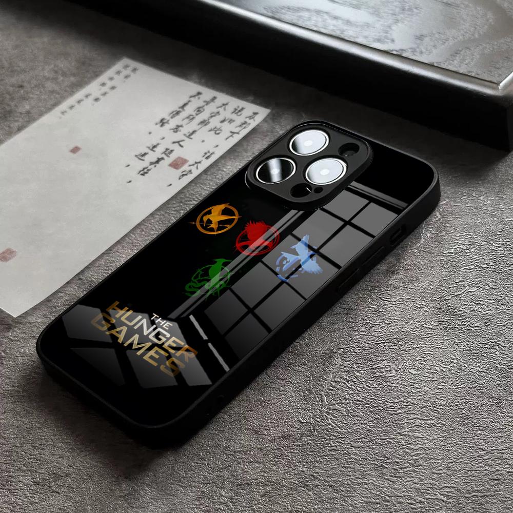 Film The H-Hunger Games Phone Case For IPhone 16 Pro Max 14 17 Air 12 15 11 13 Mini X XR XS Max SE Glass Cover
