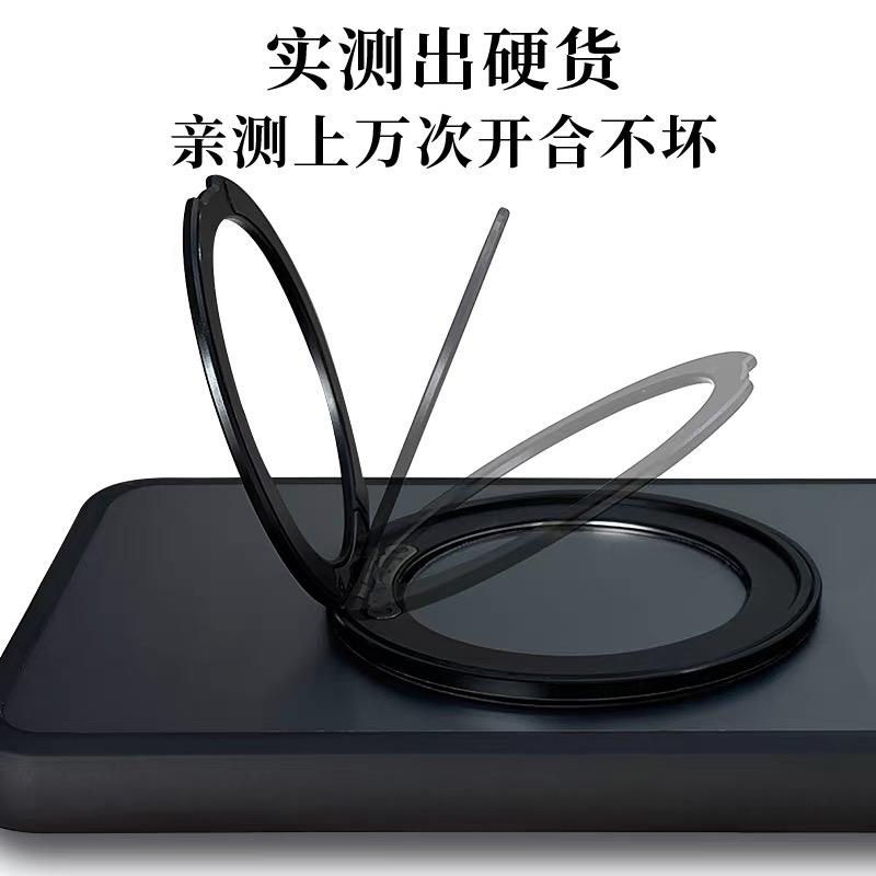 Magnetic Case For Xiaomi 17T Pro 15T Mi 15 T 5G For MagSafe Ring Stand Matte Transparent Cover Protect Shell Shockproof Bumper