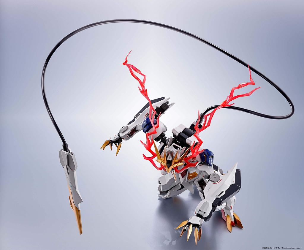 TAMASHII NATIONS KOVOVÝ ROBOT Spirits Mobile Suit Gundam Orphans Gundam Barbatos Lupus Rex 150mm malovaná pohyblivá figurka Iron-Blooded [BOČNÍ RUBRIKA] cca.
