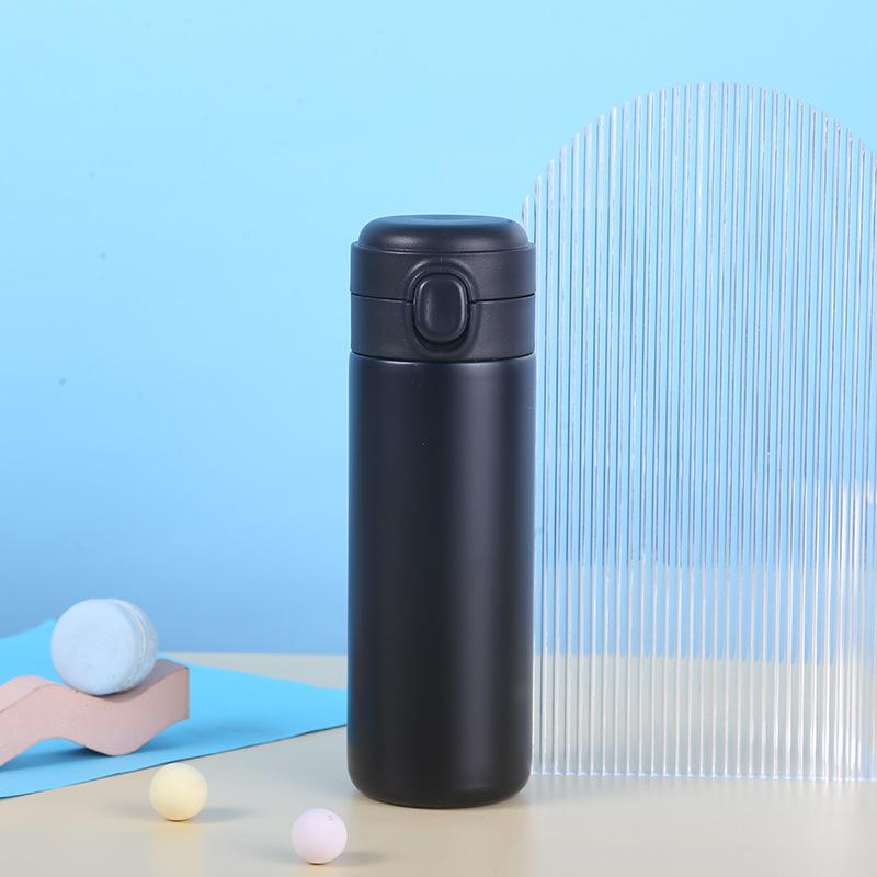 304 Stainless Steel Mug for Men and Women Simple Pea Cup Bounce Cover Portable Traveling Cup High Value Cup