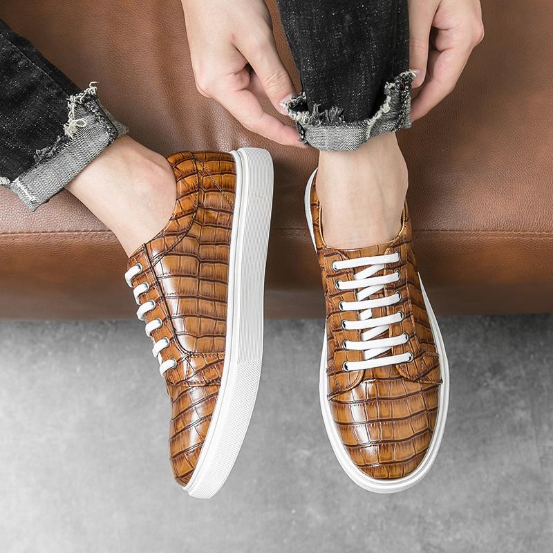 Nye trendy og fasjonable casual herresneakers minimalistisk stil Kontor Komfortable Herresko i plussstørrelse for utendørs fest