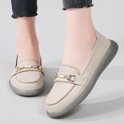 Fashion Women Shoes Flats Leather Sneakers Women Comfortable Casual Walking Footwear Fashion Loafers Shoes Women