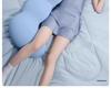 Ergonomic Long Body Pillow for Pregnant Women and Adults - Ideal for Side Sleeping and Leg Support