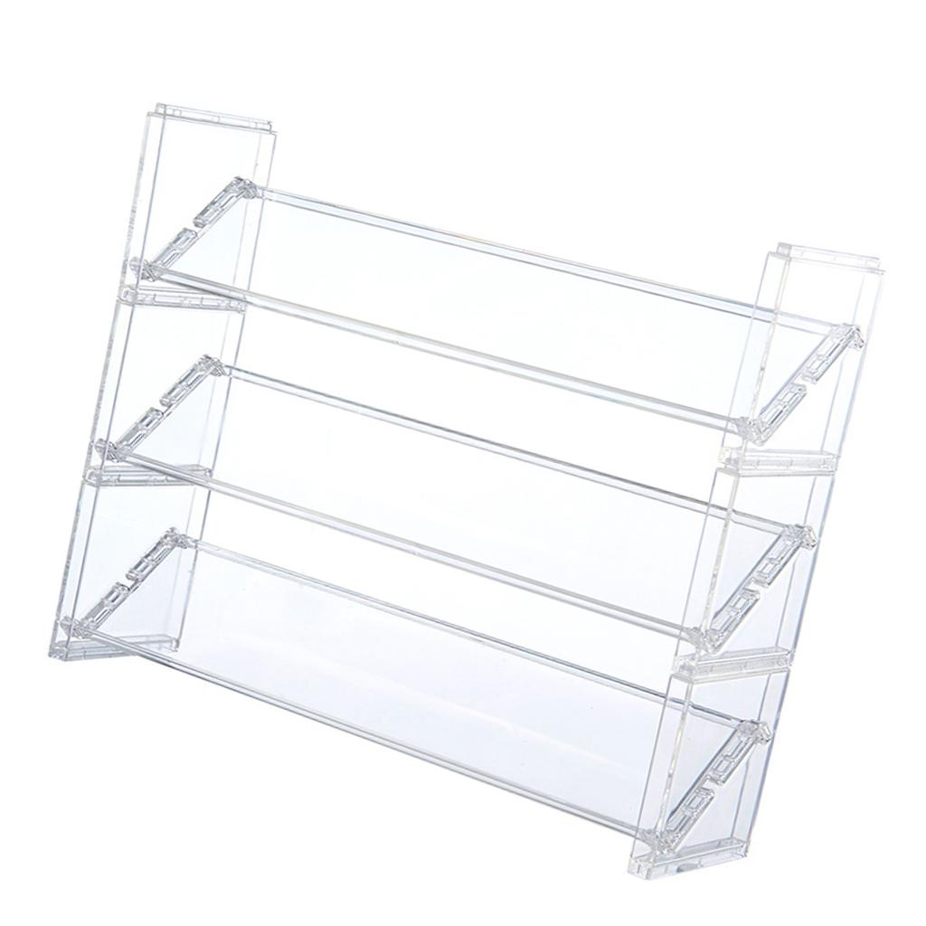Clear Multilayer Cosmetic Storage Rack Home Accessory for Vanities Desk Sturdy Plastic Makeup Organizers Household Use