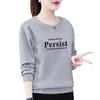 Huamian Women's Plus Size Velvet-Lined Sweatshirt - 2026 Autumn/Winter Casual Loose Fit Pullover Jacket