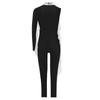 Girls Gymnastics Bodysuit Sheer Mesh Ruffles Design Asymmetrical Long Sleeve Invisible Zipper Full Body Leotard
