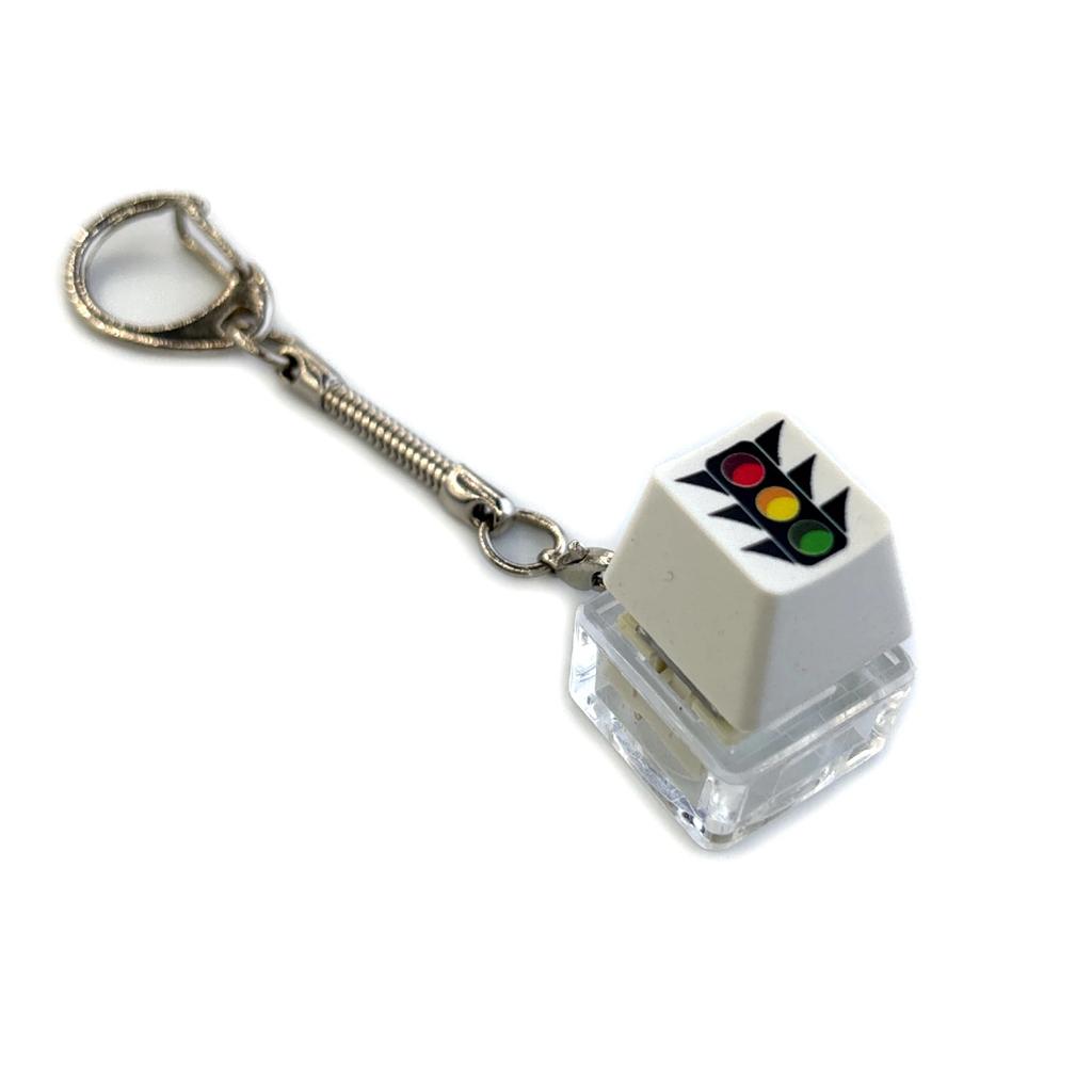 Decompression Keychain Mechanical Keyboard Button Keyring Fingertip Key Cap Pendant Antistress Toy