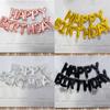 16inch Happy Birthday Decoration Balloons Pink Blue Letter Foil Ballons Set Birthday Party Decor Air Globos Balony Anniversaire