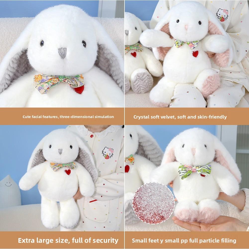 Plush Bunny Toy With Soft Polyester Filling For Comforting Kids And Sleep Support