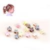 100pcs Small Hair Clips Bow Tie Flower Fruit Shaped Cute Portable Mixed Bright Color Mini Hair Claw