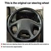 Hand Sewing Car Steering Wheel Cover For Mitsubishi Pajero 1997-2002 2003 2004