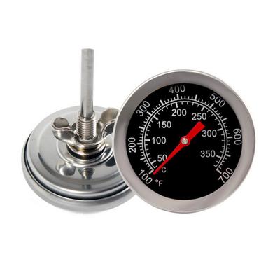 Stainless Steel Barbecue Grill Meat Thermometer Dial Temperature Pressure Gauge Cooking Food Probe