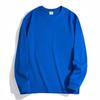 Heavyweight 300g Pure Cotton Long Sleeve White Basic T-shirt, Unisex Solid Color Base Layer