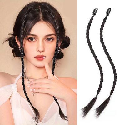 Braids Hair Extensions Clip In Hair Pieces Ponytail Synthetic Hairpiece for Women Daily Party Use