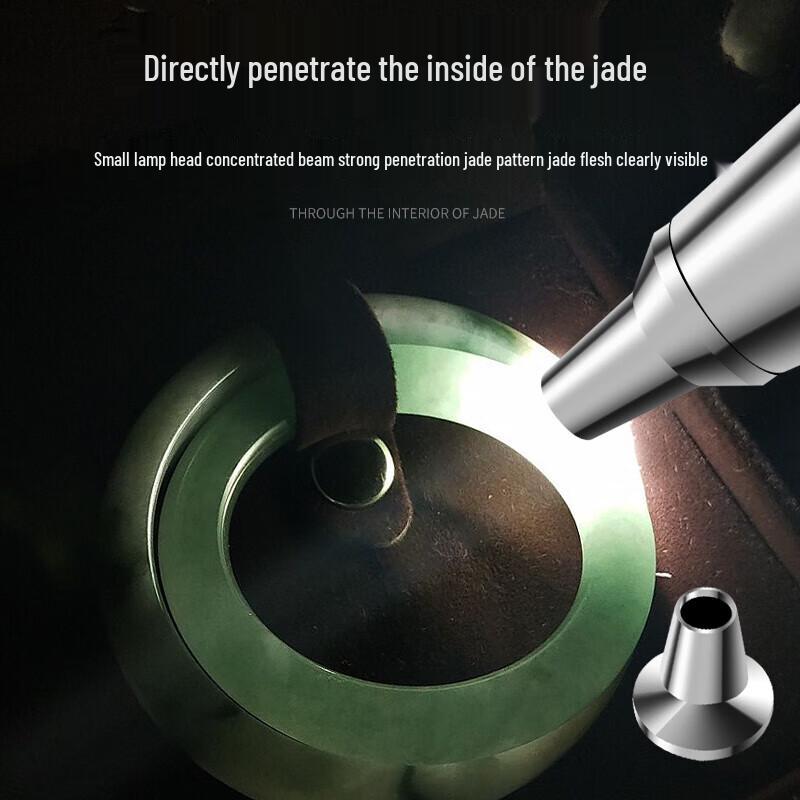 SHENYU Professional 3-Color LED Jewelry & Jade Appraisal Flashlight