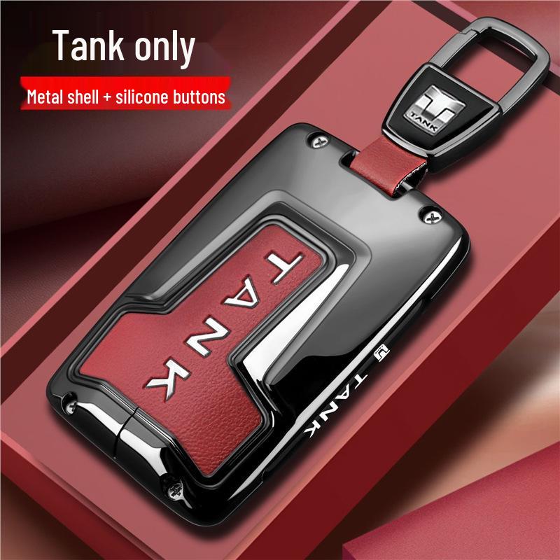 Tank 300 Key Case - Unisex Metal Shell Buckle, Full Coverage, Special Challenger Edition