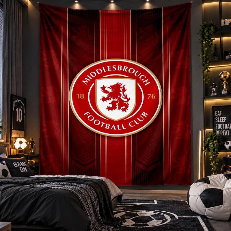 Wandbehang Tapisserie Middlesbrough Drucktuch für Wohnzimmer Schlafzimmer Heimdekoration