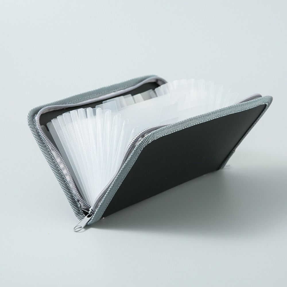 

13 Grids A6 File Folder Multi-layer Storage Bag Portable Bill Business Card Storage Book 03