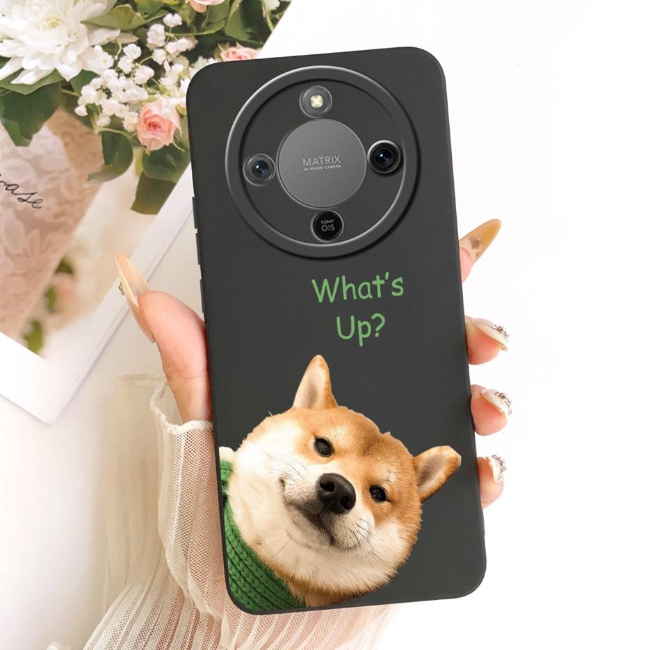 For Honor Magic 8 Lite Case Honor X9d MTN-NX1 Cute Dog Panda Cartoon Cover Silicone Case For Honor X70 X 70 HonorX9d Soft Fundas