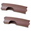 I-R-Care Wrist Protection, Set of 2, Cane Covers, Grips, Cane Accessories, Protective Grips for T-Shaped Canes, Anti-Slip, Brown