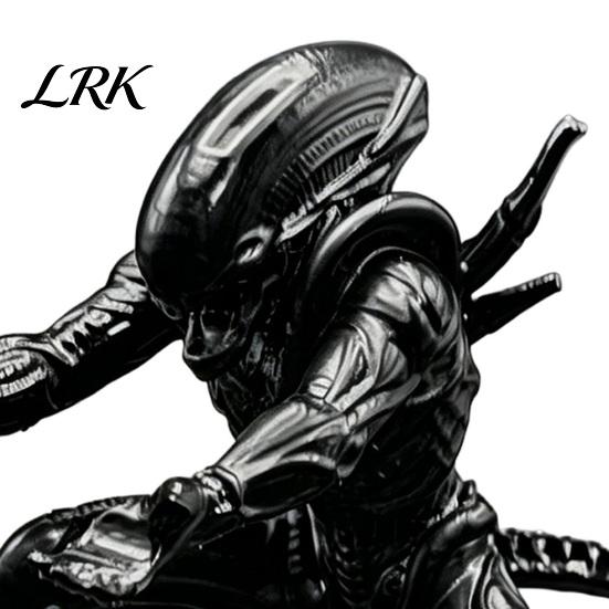 Desk Organizer Alien Pen Holder for Desk, 3D Printed Pencil Display Stand Stand, Kneeing Desktop Home Office Accessories