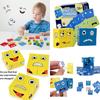 Children's Transforming Face Magic Cube Building Blocks Logic Thinking Training Large Particles Early Education Puzzle Toy