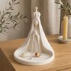 Catholic Virgin Mary Rosary Holder 3D Printing Cross Stitch Bead Dish  Study Desk