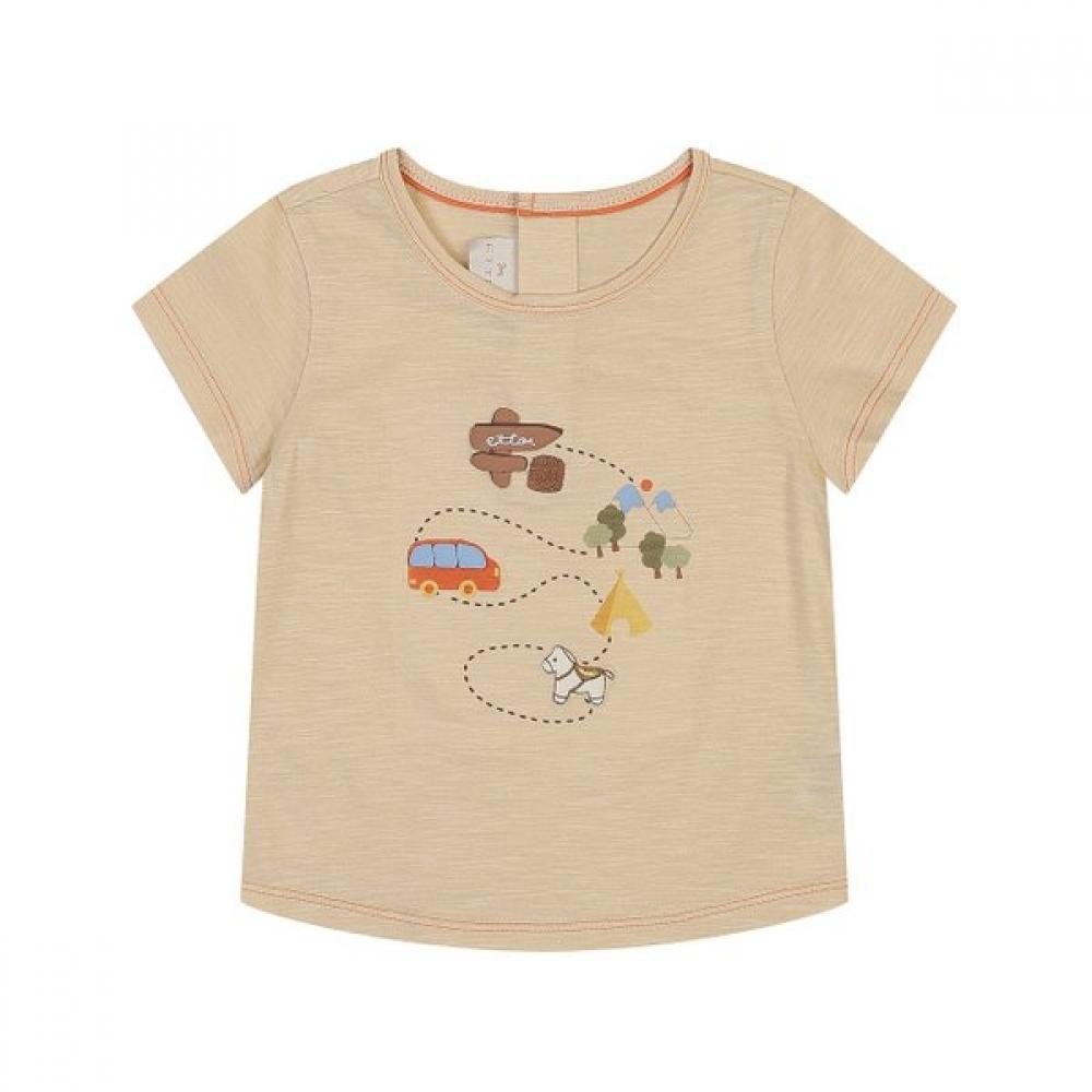 Ettoi  26 Summer New Item  Kyle Point Ts  07t3 21006 BEIGE/18M