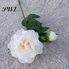 Artificial Flower 1Pc Realistic Easy Care 2-head No Fade Peony Fake for Wedding Faux