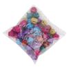 50pcs Small  S     Tiny Iron Jingle  S with Hole for Craft Jewelry Festival Birthday Decoration