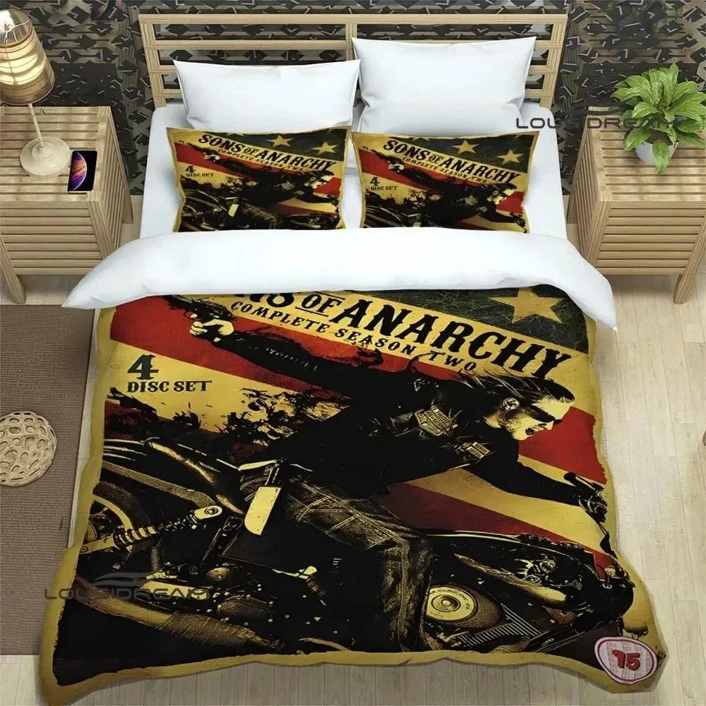 Comforter Sons Of Anarchy Retro Bedding Set For Bedroom Soft Modern S Comefortable Kids And