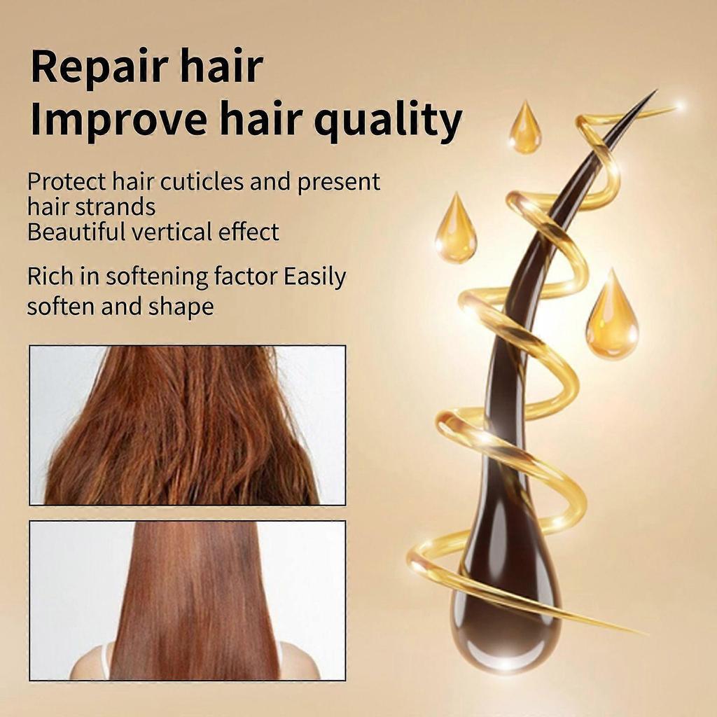 Collagen straight hair cream smooth hair frizz dry bifurcation straight hair soft and smooth cream