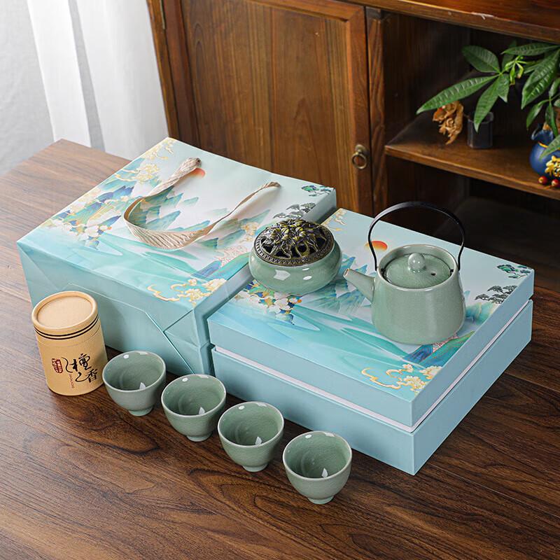 

Paibei Ceramic Tea Set with 1 Pot and 4 Cups