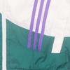 adidas Giacca da donna con zip, colletto alto, manica lunga, color block, verde acqua HF7327