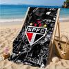 Spfc Team Crest Design Printed Microfiber Beach Towel, Soft And Absorbent, Quick-Dry, Ideal for Summer Travel, Beach Essential, Swimming Pool